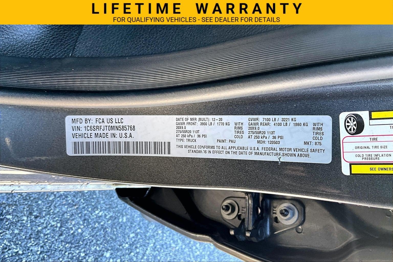 2021 RAM 1500 Laramie Crew Cab 4x4 5'7" Box