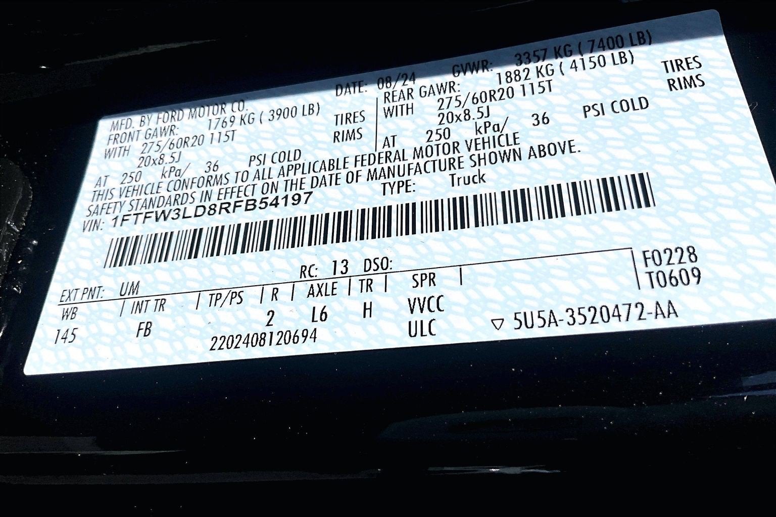 2024 Ford F-150 XLT BLACK PACKAGE