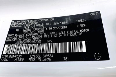 2025 Toyota 4Runner Hybrid TRD Pro