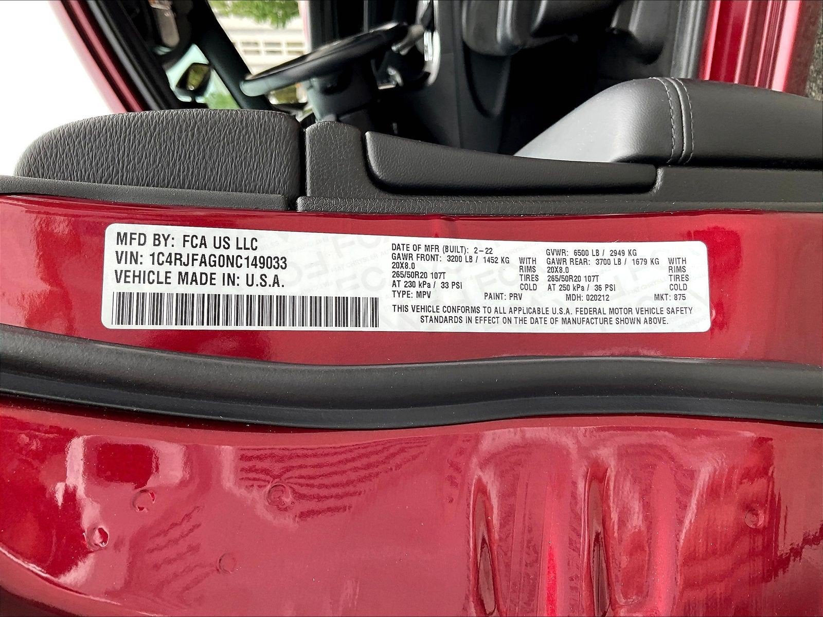 2022 Jeep Grand Cherokee WK Laredo X 4x4