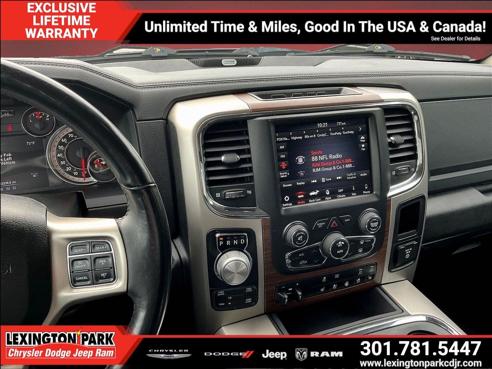 2018 RAM 1500 Laramie Crew Cab 4x4 5'7' Box