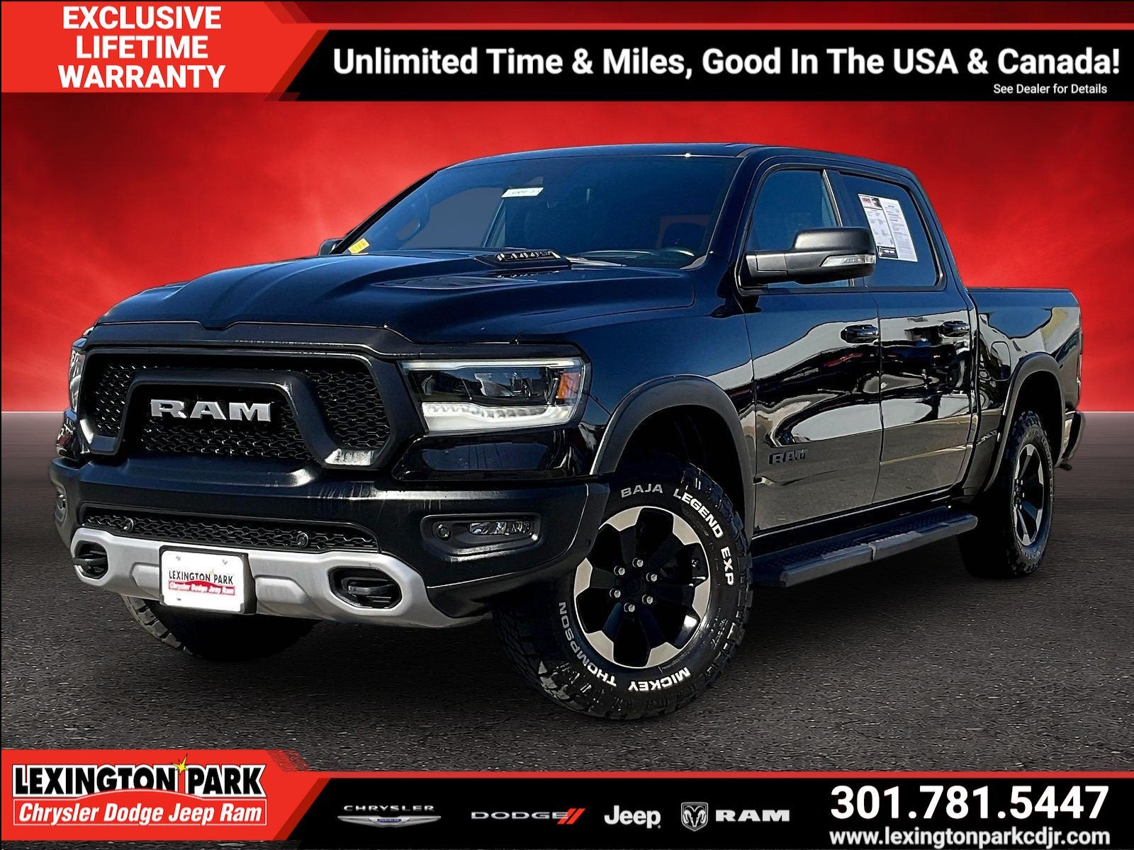 2021 RAM 1500 Rebel Crew Cab 4x4 5'7' Box