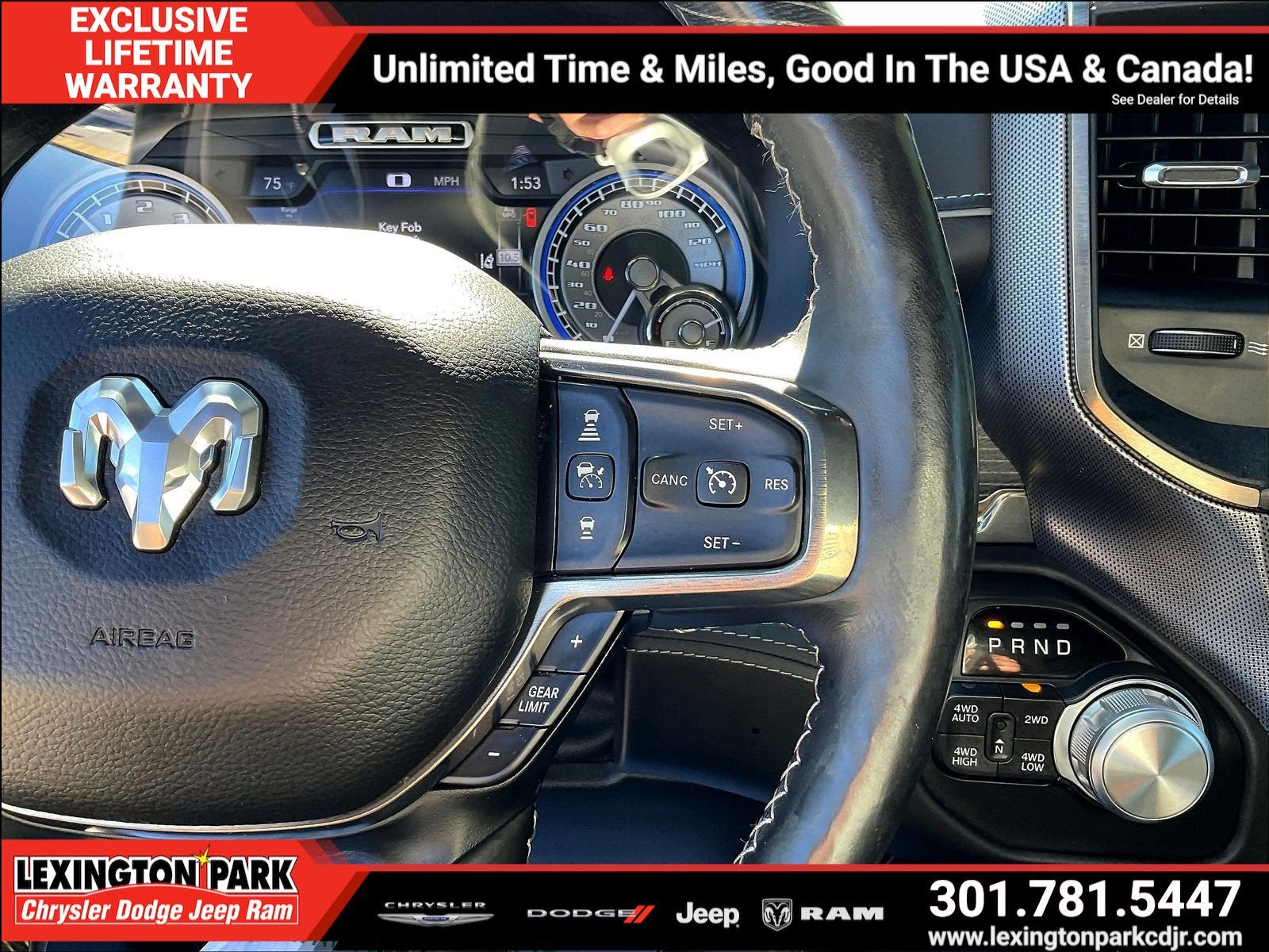 2019 RAM 1500 Limited Crew Cab 4x4 6'4' Box