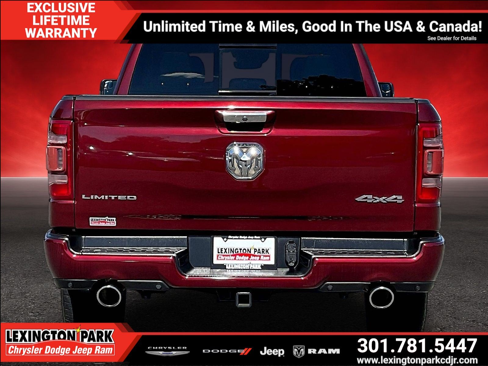 2019 RAM 1500 Limited Crew Cab 4x4 6'4' Box