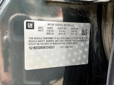 2017 Chevrolet Cruze LT Auto