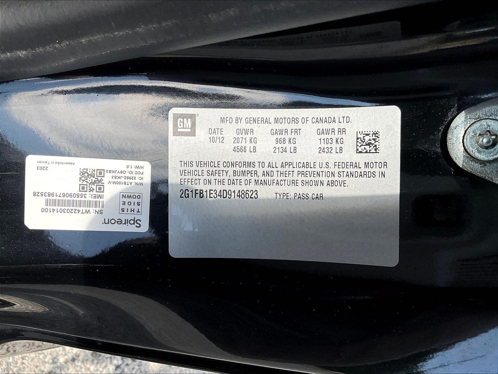 2013 Chevrolet Camaro 1LT