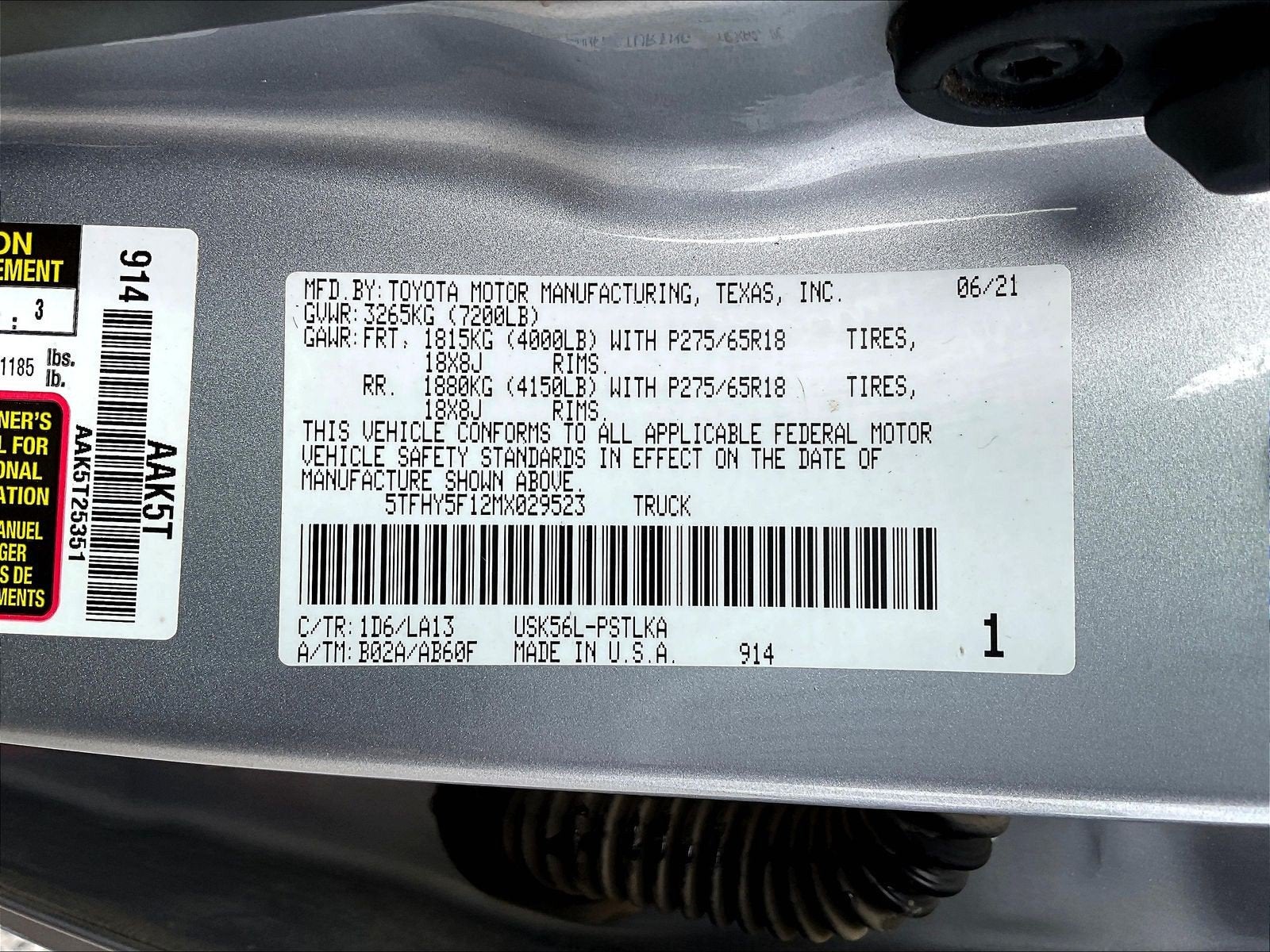 2021 Toyota Tundra Limited