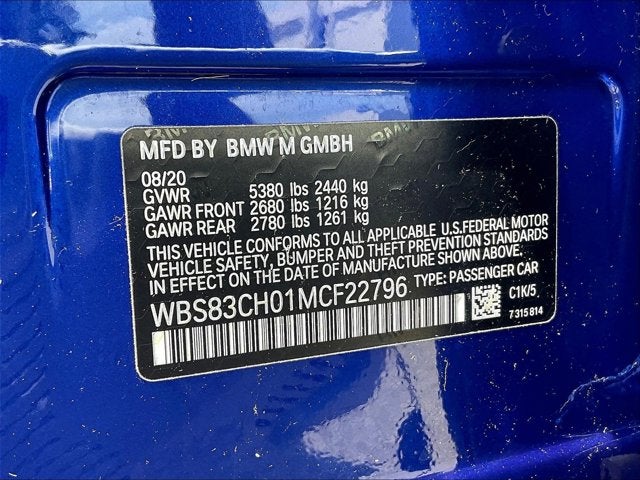 2021 BMW M5 Sedan