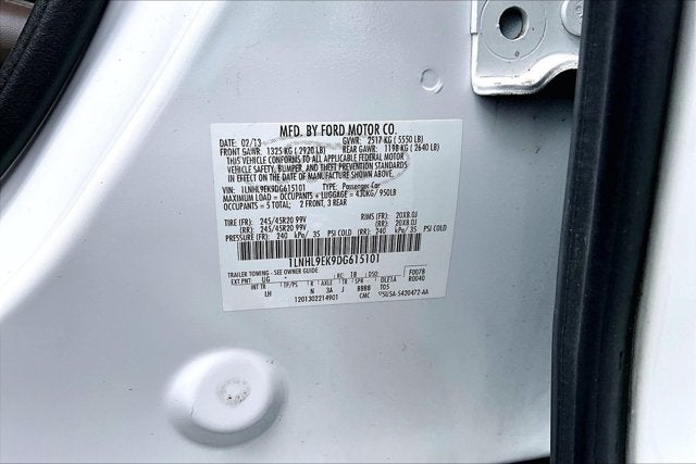 2013 Lincoln MKS Base