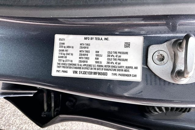 2021 Tesla Model 3 Long Range