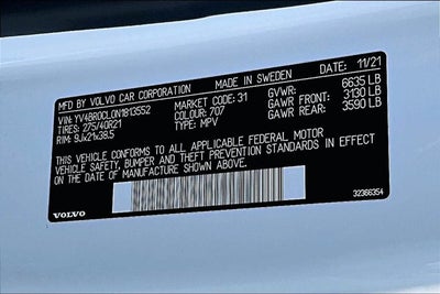 2022 Volvo XC90 Recharge Plug-In Hybrid Inscription