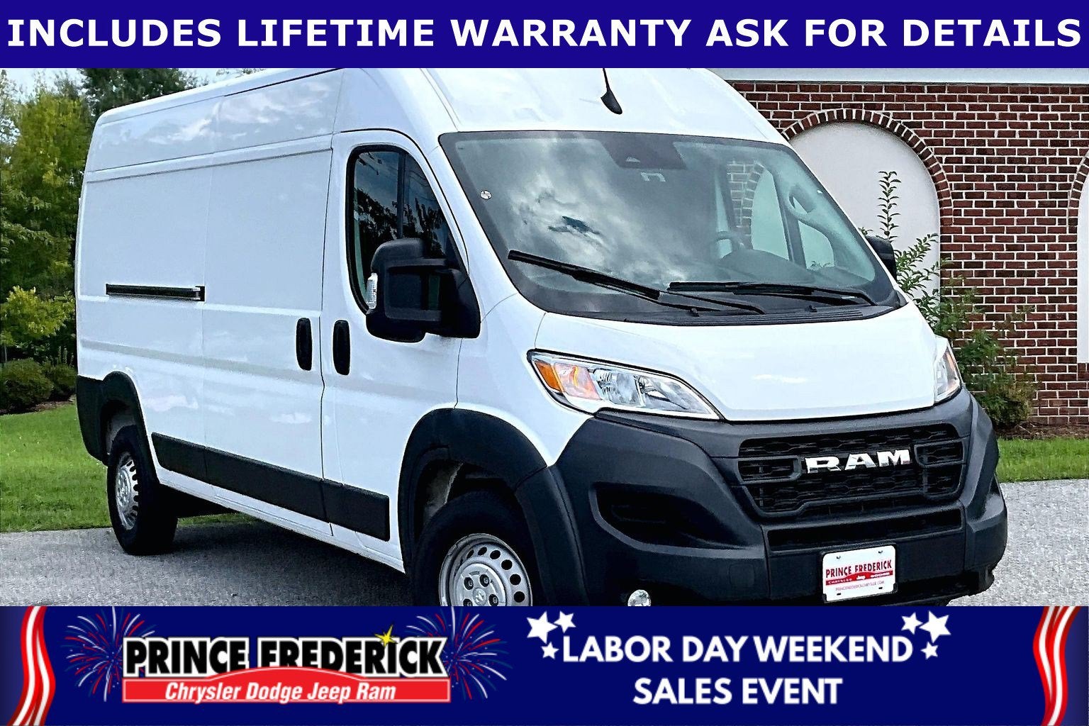 2024 RAM ProMaster 2500 Cargo Van Tradesman High Roof 159' WB w/Pass Seat