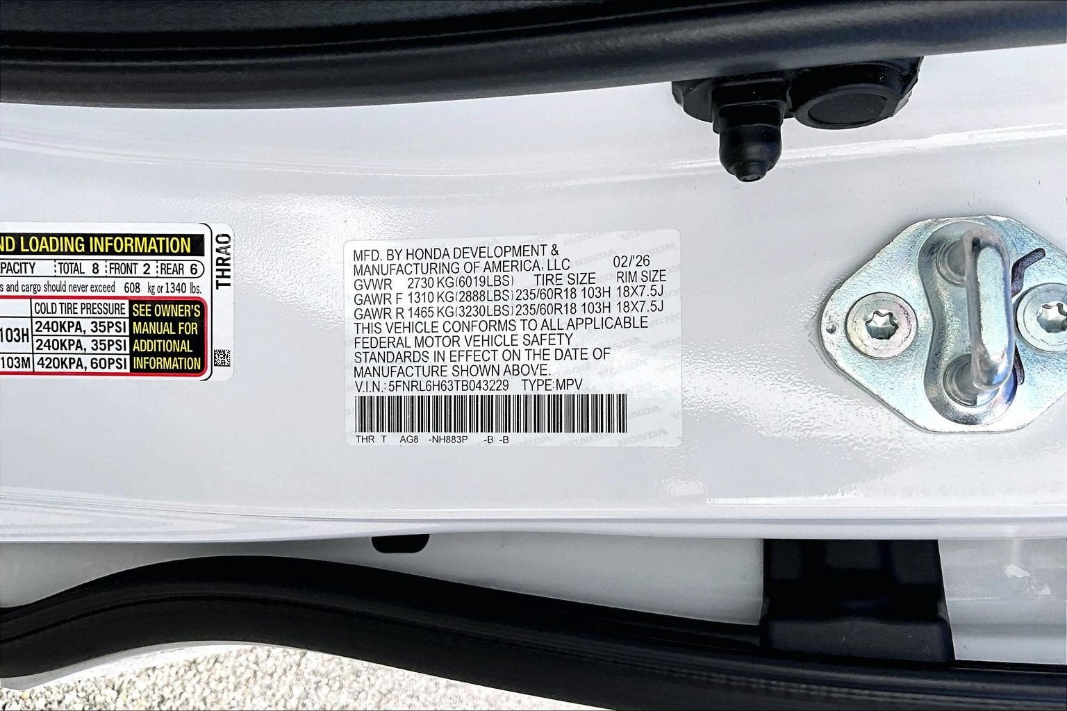 2026 Honda Odyssey EX-L