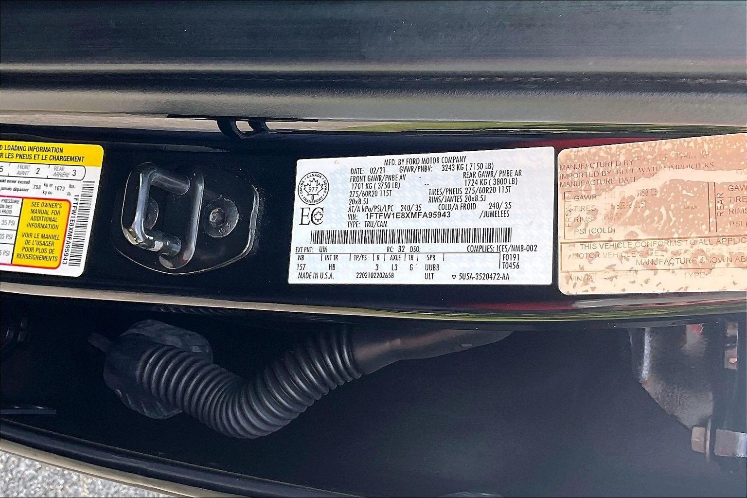 2021 Ford F-150 LARIAT
