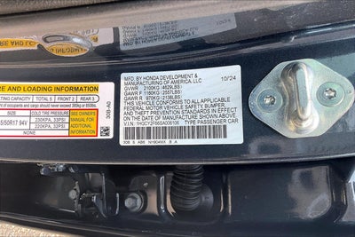 2025 Honda Accord Hybrid EX-L