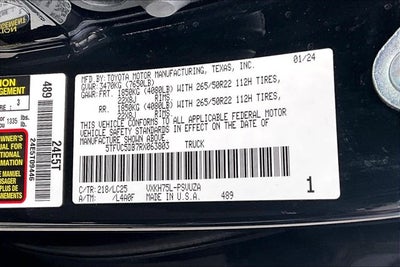 2024 Toyota Tundra 4WD Capstone Hybrid