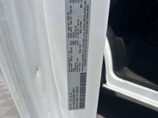 2024 RAM ProMaster 2500 Cargo Van Tradesman High Roof 159' WB w/Pass Seat