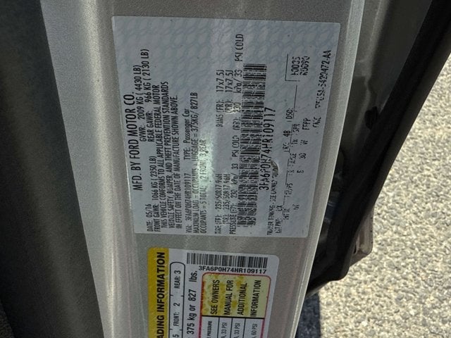 2017 Ford Fusion SE