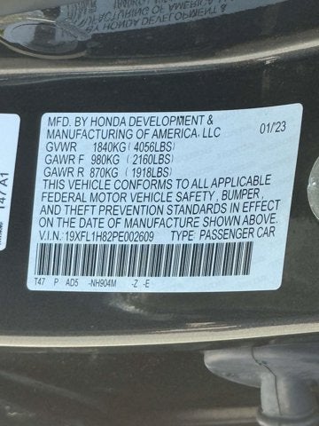 2023 Honda Civic Hatchback Sport Touring