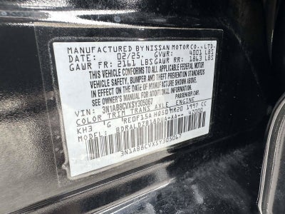 2025 Nissan Sentra SV