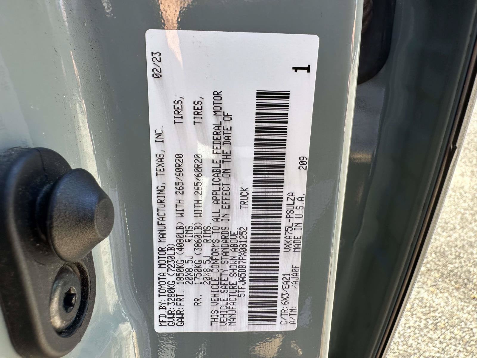 2023 Toyota Tundra 4WD Limited