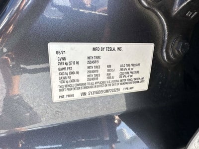 2021 Tesla Model Y Long Range