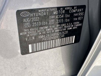 2023 Hyundai Sonata SE