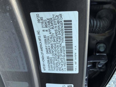 2020 Honda Accord Sedan LX