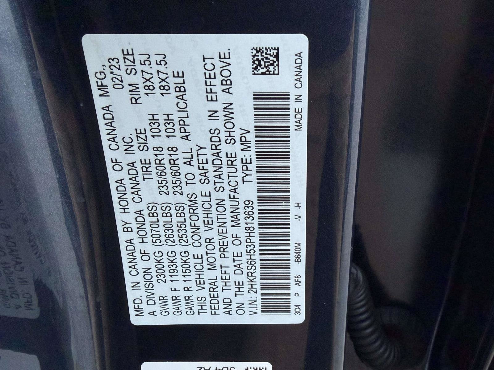 2023 Honda CR-V Hybrid Sport
