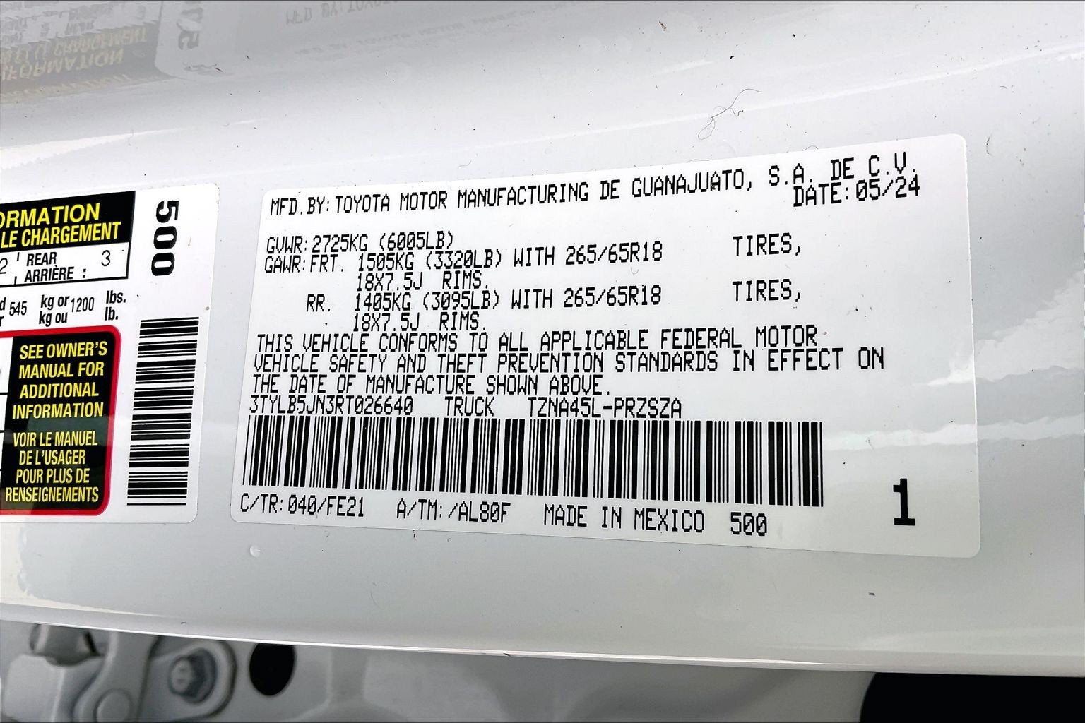 2024 Toyota Tacoma TRD Sport