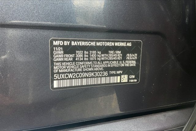 2022 BMW X7 xDrive40i