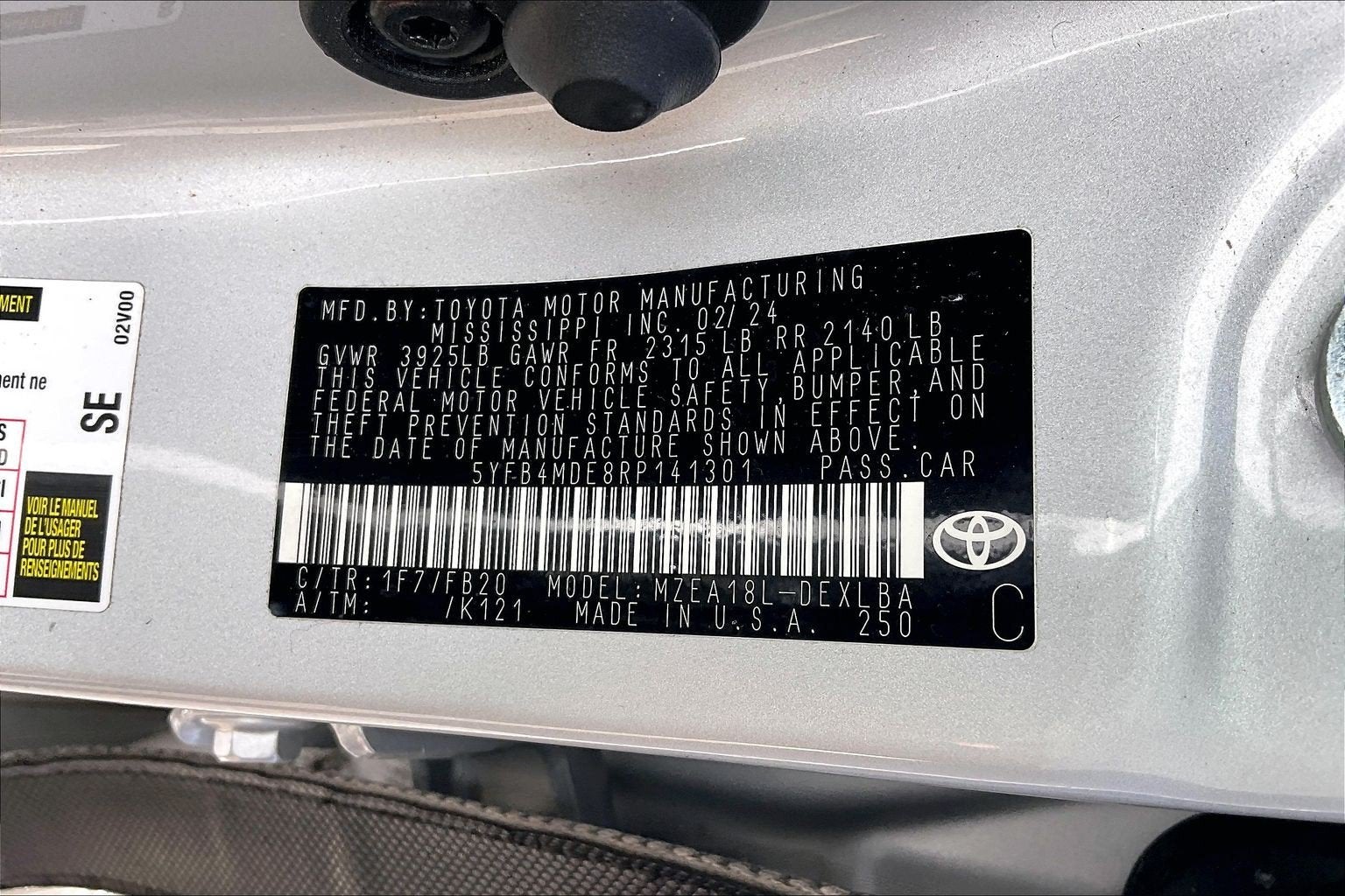 2024 Toyota Corolla LE