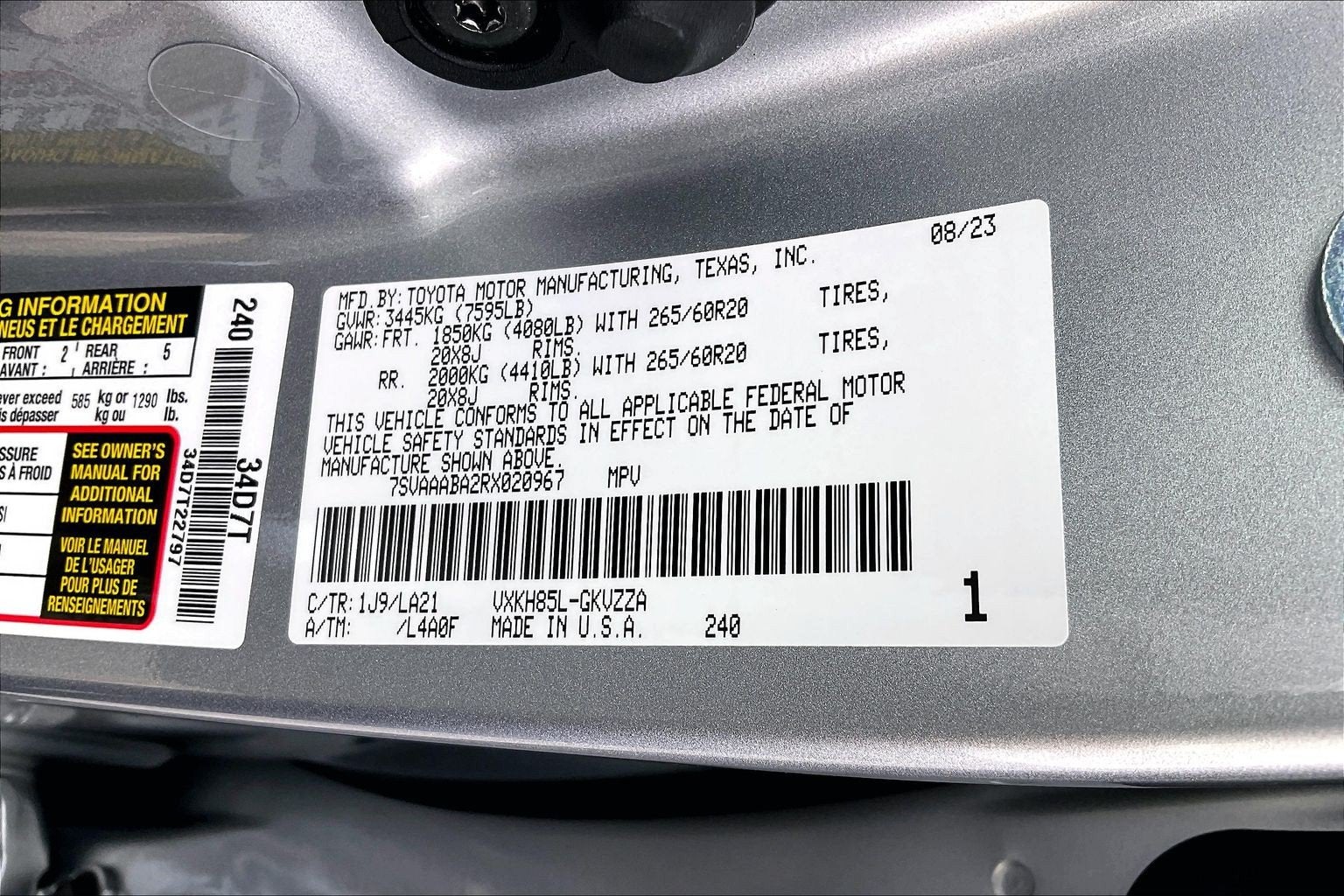 2024 Toyota Sequoia Platinum