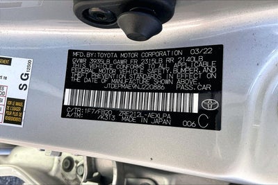 2022 Toyota Corolla LE