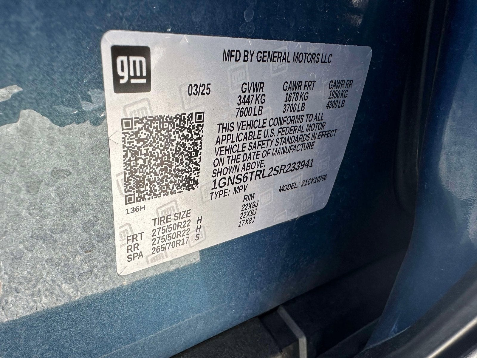 2025 Chevrolet Tahoe High Country