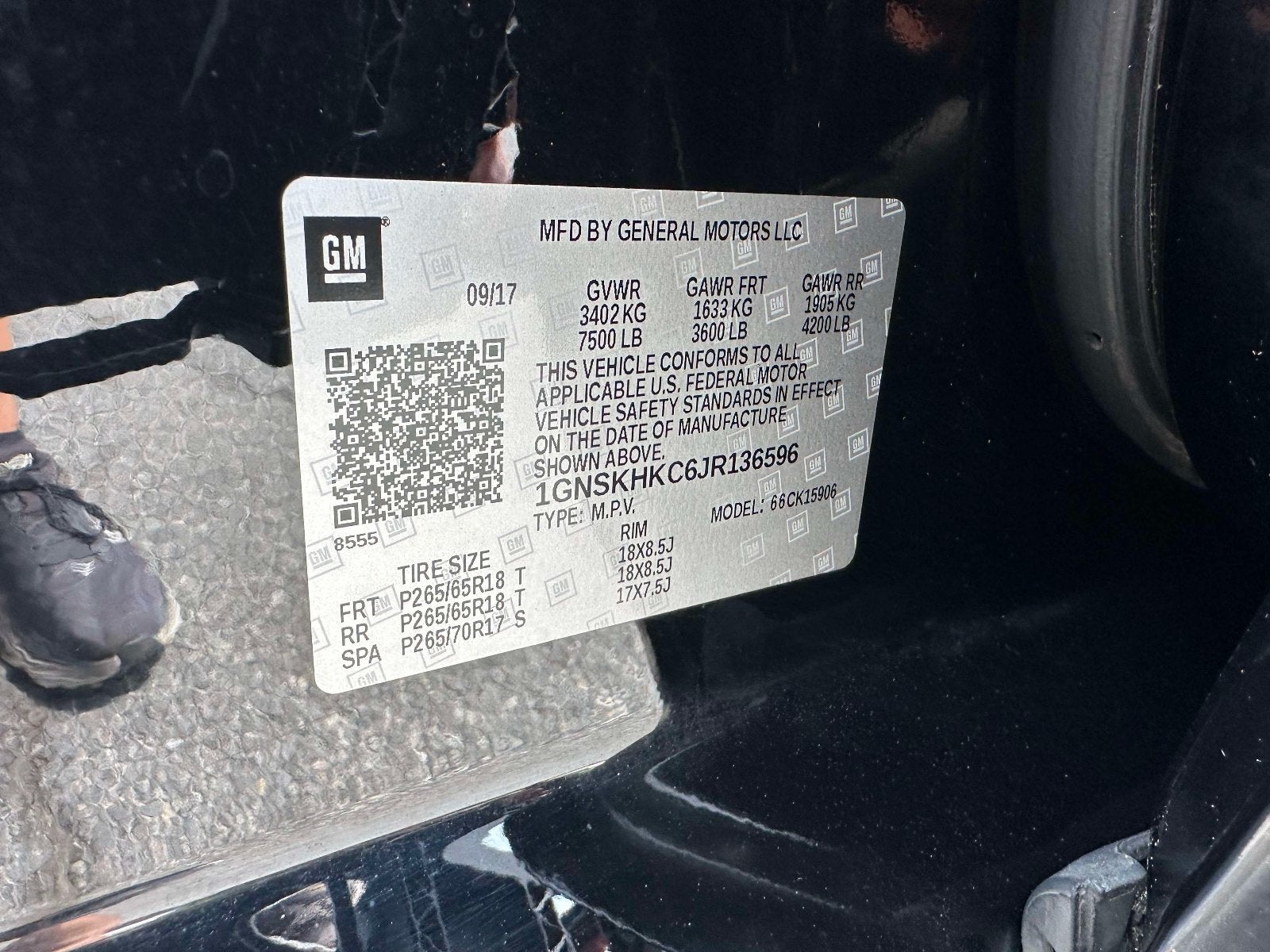 2018 Chevrolet Suburban LT