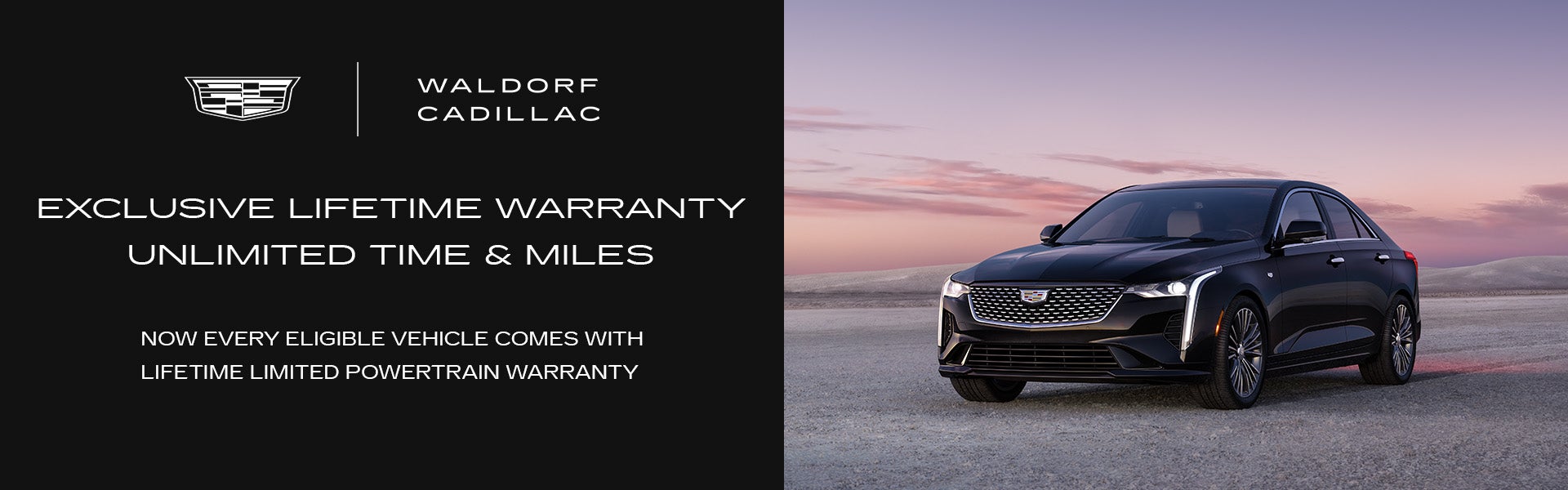 Every Eligible Vehicle Comes with Lifetime Limited Powertrain Warranty